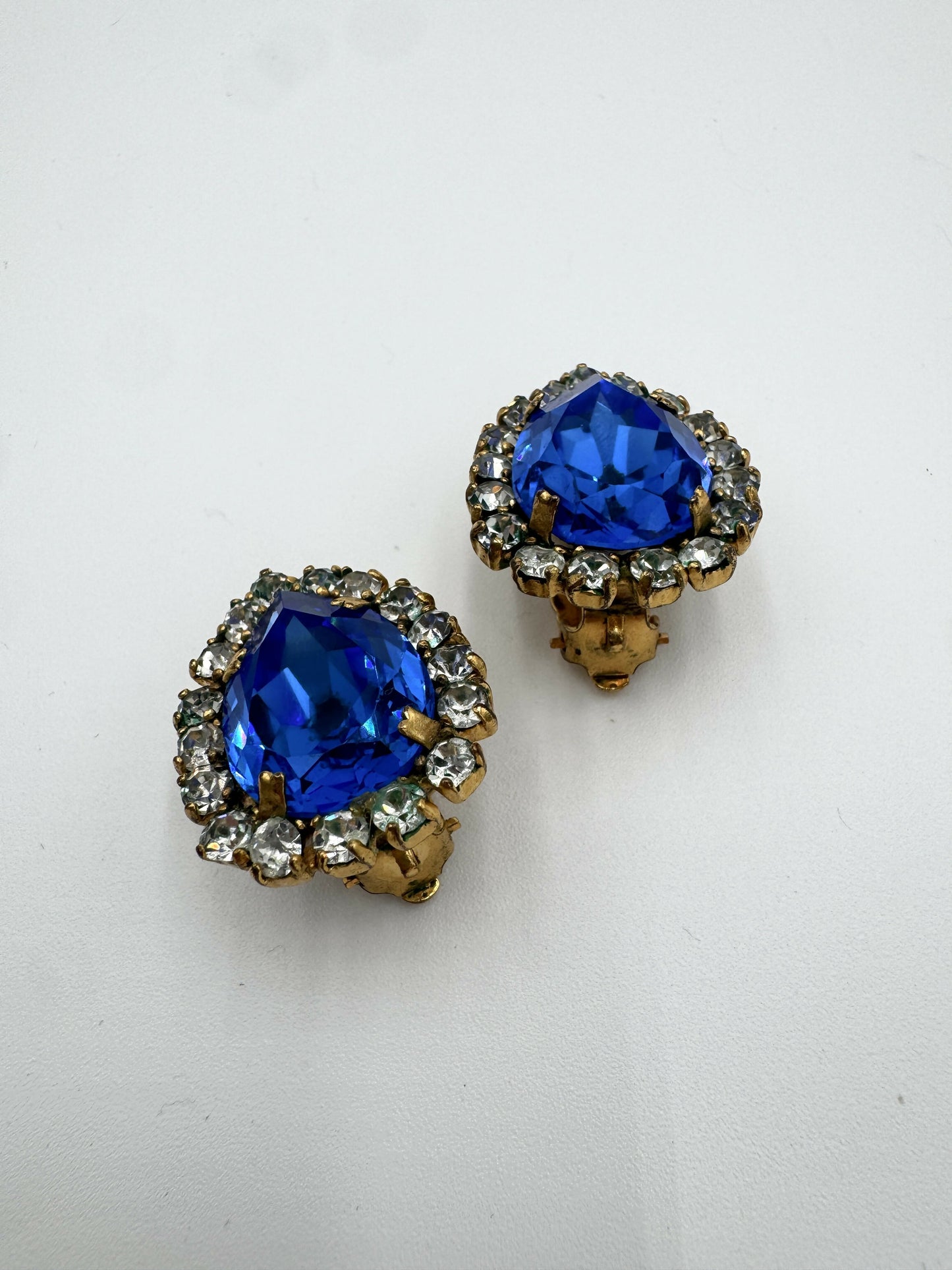 Chanel Vintage Barbie 1995  Earrings-bue Sapphire 3