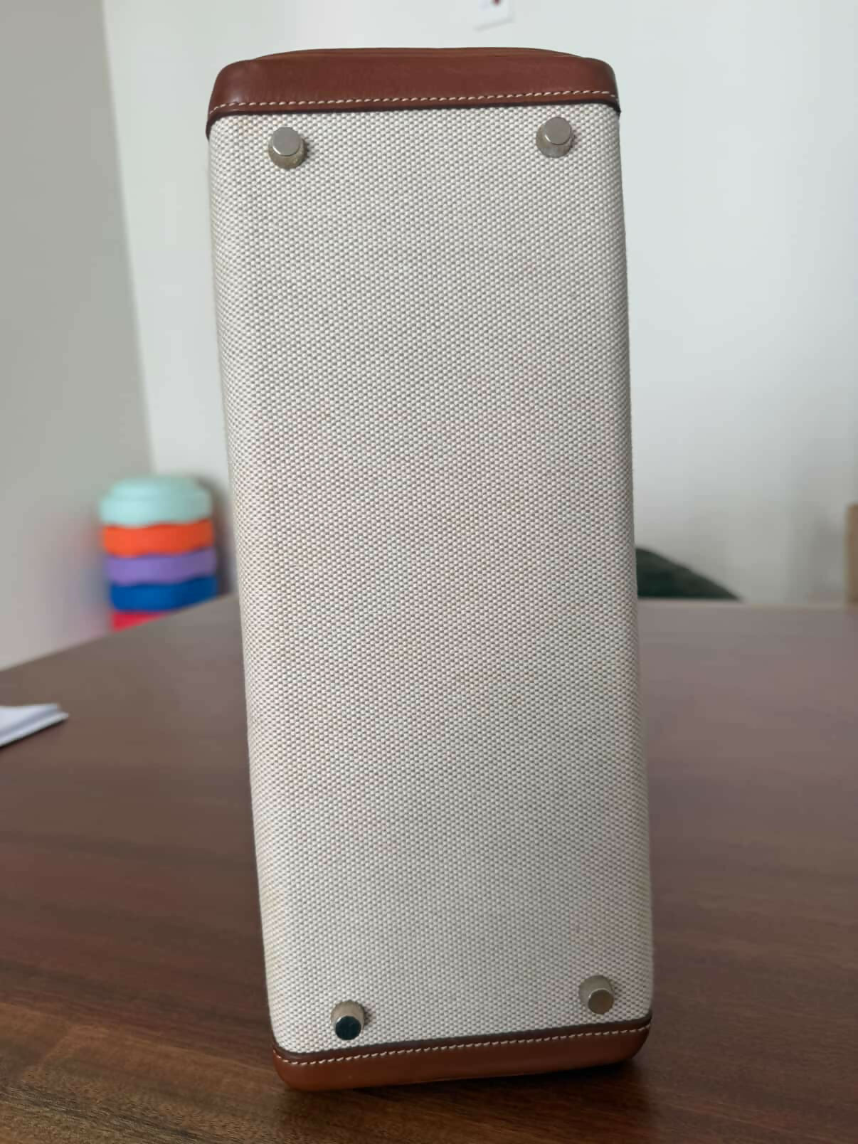 Hermes vintage Kelly 32 barenia x fabrics