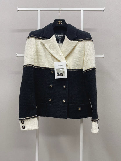 Chanel 20A black & ecru jacket