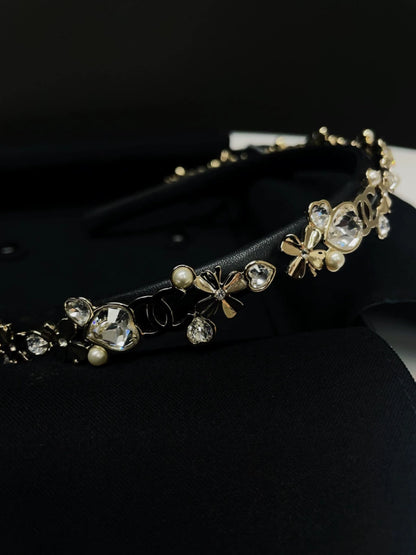 CHANEL 22S rhinestone princess headband
