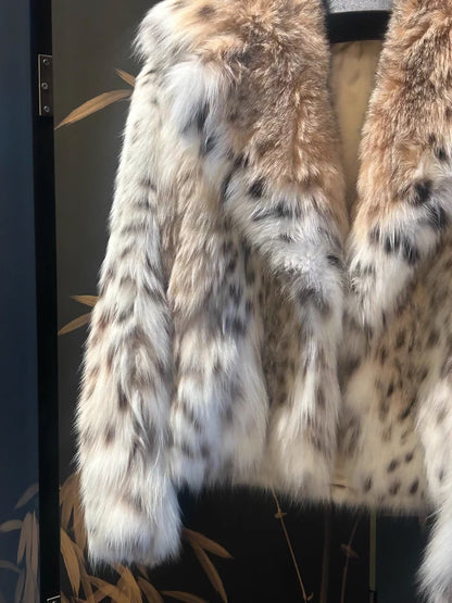 Vintage Lynx fur coat
