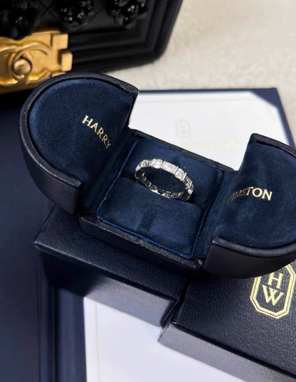 Harry Winston Harry Winston platinum full diamond ring - One size High Jewellery - Secondhand luxury from Wararni